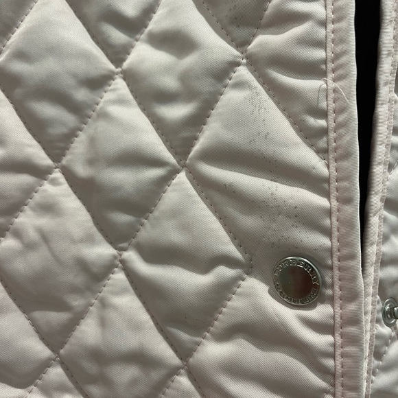 Girls Light Pink Burberry Quilted Jacket - Size 14 - Picture 3 of 11